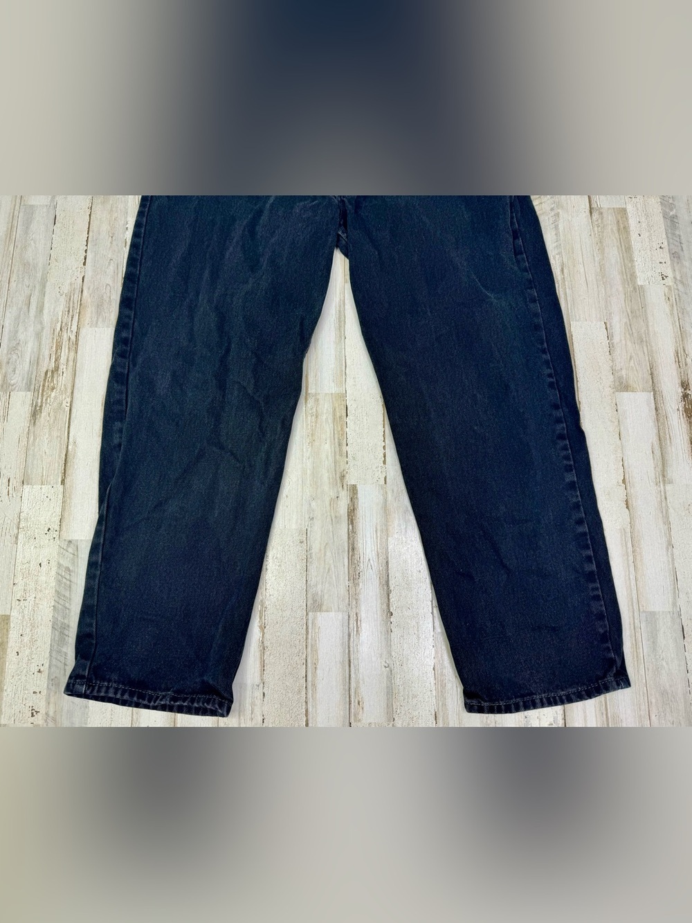 Vintage Levis 550 Pants Jeans Men 40x30 Denim Stretch Black Straight - Picture 4 of 12